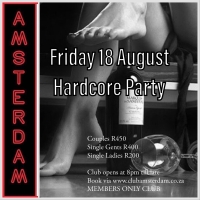 Friday 18 August Hardcore Party 