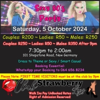 Sexy 80's Party at Club Strawberry Lips.